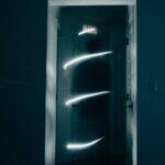 view of dark hallway